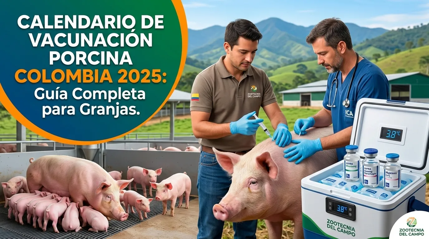 vacunas porcinas Colombia calendario sanitario 2025